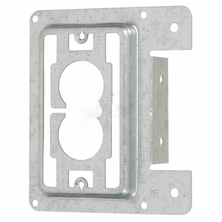 AMERICAN IMAGINATIONS Wall Mount Galvanized Steel Low Voltage Mounting Plate AI-37142